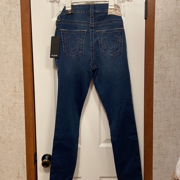 NWT True Religion Jennie curvy mid rise super skinny in dreamcatcher - Picture 6 of 7